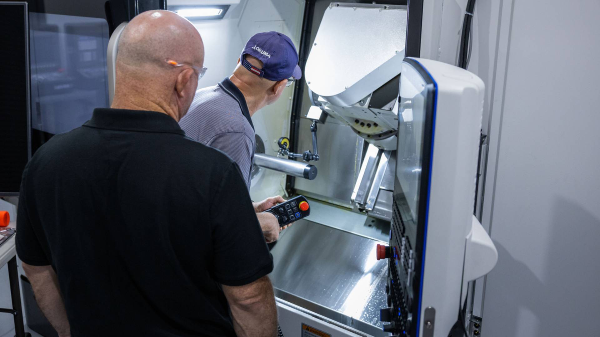 Morris Productivity Specialist working with manufacturing equipment