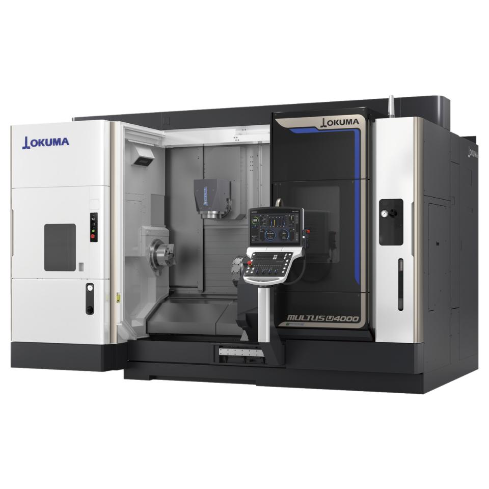 MULTUS U4000 OSP-P500 Okuma MULTUS U4000 with the new OSP-P500 CNC control and new machine design