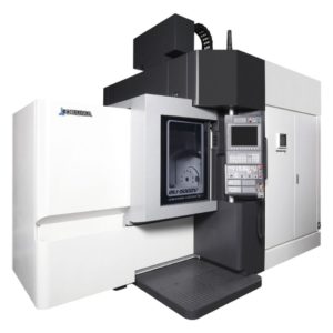 Okuma MU-5000V, a 5-axis vertical machining center with a double column design