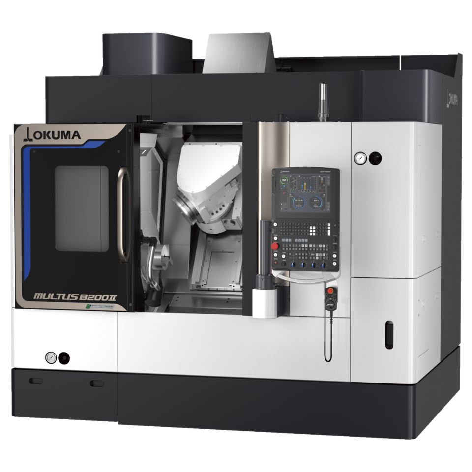 Okuma MULTUS B200II multitasking lathe with OSP-P500 control