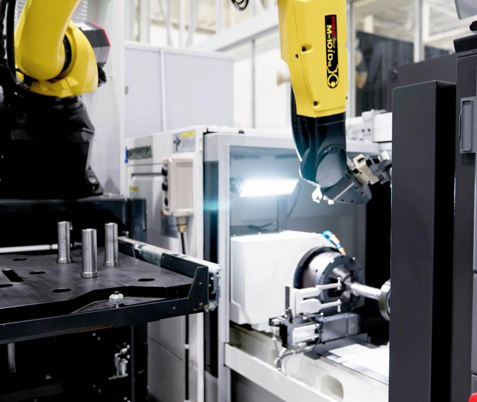 Okuma Robot Loader - Drawer Automation for CNC lathes