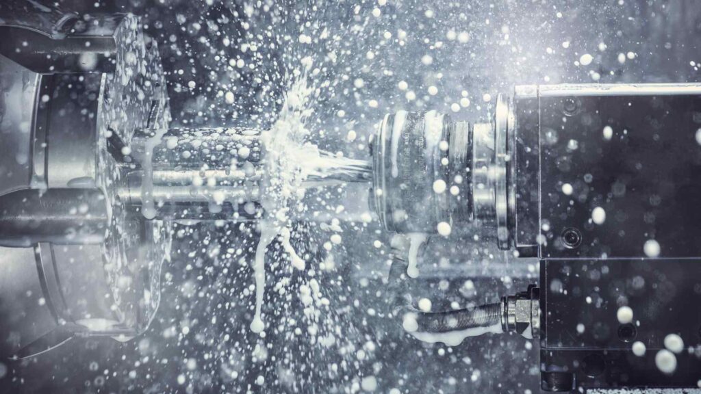 Machine tool cutting. can be financed through Machinery Finance Resources