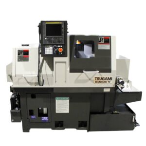 Tsugami B0206-V, 6-Axis Opposed Gang Tool CNC Lathe