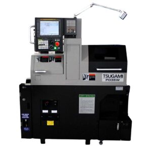 The Tsugami P036W, a micro-machining 03mm swiss cnc lathe