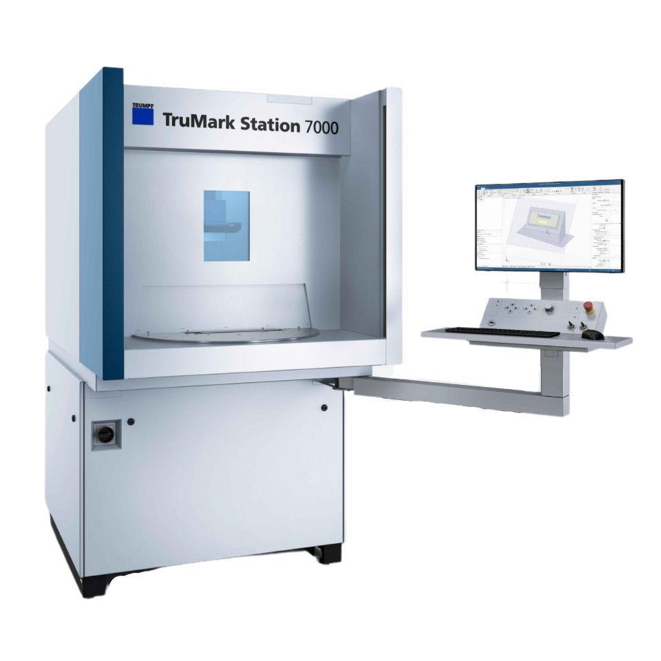 Trumark Station 7000 (1) TRUMPF TRUMARK 700 Station, a laser marker
