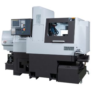Tsugami SS327-III-5AX, a swiss-type lathe with a b-axis